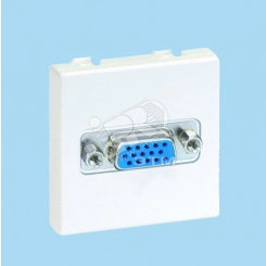 Connect Плата с разъемом VGA мама (15 контактов) винты 45х45мм графит Connect Плата с разъемом VGA мама (15 контактов) винты 45х45мм графит