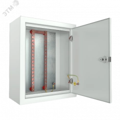 Ящик ГЗШ 10 подключений. 3х15 мм (ВхШхГ           265х310х120 мм). 210А. IP31. цвет серый Ral 7035