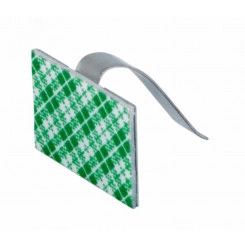 Площадки самоклеящиеся металлические с клипсой под шлейф (ПКШМ) 30x20 мм. упаковка 100 шт Площадки самоклеящиеся металлические с клипсой под шлейф (ПКШМ) 30x20 мм. упаковка 100 шт