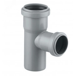 Тройник 87.5 градусов 50-40 для внутренней канализации
