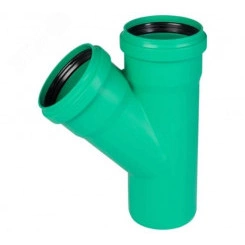 Тройник ливневой канализации 200/200х45 град.