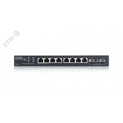 Коммутатор управляемый L3 8 портов,100 /1000 Мб/с. 2.5 Гб/с. 8хRJ45. 2хSFP+ бесшумный (без вентилятора) Коммутатор управляемый L3 8 портов,100 /1000 Мб/с. 2.5 Гб/с. 8хRJ45. 2хSFP+ бесшумный (без вентилятора)