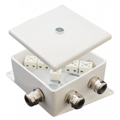Коробка монтажная огнестойкая КМ-О (4к)-IP66-120х120 три ввода ABC Коробка монтажная огнестойкая КМ-О (4к)-IP66-120х120 три ввода ABC