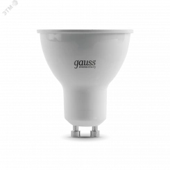 Лампа светодиодная LED 7 Вт 550 лм 4100К AC180-240В GU10 софит MR16 нейтральный  Elementary Gauss