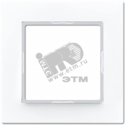 Рамка 1-я для горизонтальной/вертикальной установки  Серия- ACreation  Материал- дуропласт  Цвет- белый