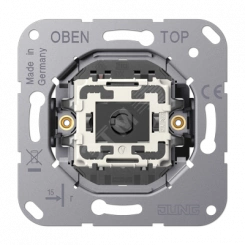 Механизм серии LS1912 одноклавишный, проходной, крепление винтами, без монтажных лапок