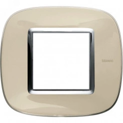 Axolute Накладки декоративные в форме эллипса прозрачные/бежевая карамель на 2 модуля