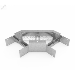 Кабельрост угловой  с R=100 мм 90 горизонтальный РУ190Г.300.100.100.2,5.1