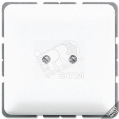 Крышка глухая с опорным кольцом  светло-серая