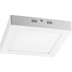 Светильник светодиодный ДПО-24w 6400K 1760Лм квадратный белый