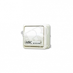 Выключатель 10AX 250V с полем для надписи накладной слоновая кость Выключатель 10AX 250V с полем для надписи накладной слоновая кость