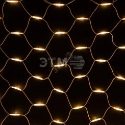 Гирлянда Сеть 2x3 м, белый каучук, 432 LED тёплый юелый Гирлянда Сеть 2x3 м, белый каучук, 432 LED тёплый юелый