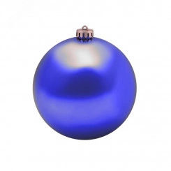Елочная фигура Шар 15 см цвет синий матовый Елочная фигура Шар 15 см цвет синий матовый