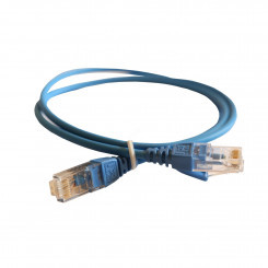 Патч-корд HD RJ 45 категория 6 U/UTP LSZH неэкранированный 1 м голубой