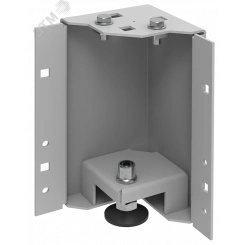 Уголок цоколя h=200мм регул. серая by ZPAS (4шт/компл)
