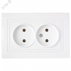 Беларусь Розетка двухместная скрытая Беларусь Розетка двухместная скрытая