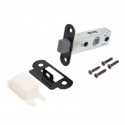 Защёлка АЛЛЮР АРТ L45-8-PR18 BL матовый черный пластик овал.торц.планка18мм б/ручек Защёлка АЛЛЮР АРТ L45-8-PR18 BL матовый черный пластик овал.торц.планка18мм б/ручек