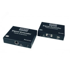 Комплект (передатчик+приёмник) VGA/USB/аудиосигнал 1хRJ45, 1хDC до 200 м