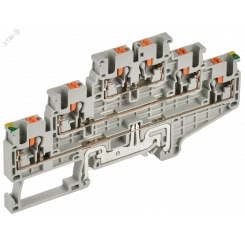 Колодка клеммная CP-ML-PEN 3 ур. земля-низ 2,5мм2 серая IEK Колодка клеммная CP-ML-PEN 3 ур. земля-низ 2,5мм2 серая IEK