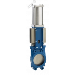 Затвор шиберный (нож) EX-01-080-D/A-E DN 80 PN 10 м/ф EPDM пневмопривод двойного действия Затвор шиберный (нож) EX-01-080-D/A-E DN 80 PN 10 м/ф EPDM пневмопривод двойного действия