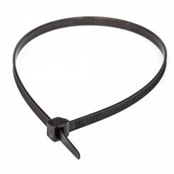 Хомут-стяжка кабельная нейлоновая 3,6х150 мм черная (100 шт/25000 шт уп/кор) Промрукав Хомут-стяжка кабельная нейлоновая 3,6х150 мм черная (100 шт/25000 шт уп/кор) Промрукав