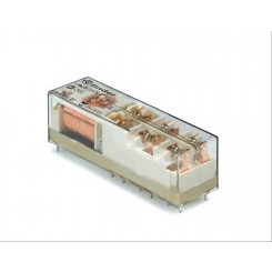 Реле безопасности электромеханическое (реле с принудительным управлением контактами), монтаж на печатную плату, 5NO + 1NC, контакты AgSnO2+Au, катушка 48В DC, влагоащита RTIII Реле безопасности электромеханическое (реле с принудительным управлением контактами), монтаж на печатную плату, 5NO + 1NC, контакты AgSnO2+Au, катушка 48В DC, влагоащита RTIII