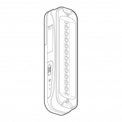 Светильник светодиодный аварийный непостоянный DPA-101-1-20 12LED 6ч IP20 NiCD (20/800)