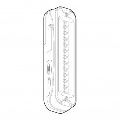 Светильник светодиодный аварийный непостоянный DPA-101-1-20 12LED 6ч IP20 NiCD (20/800) Светильник светодиодный аварийный непостоянный DPA-101-1-20 12LED 6ч IP20 NiCD (20/800)