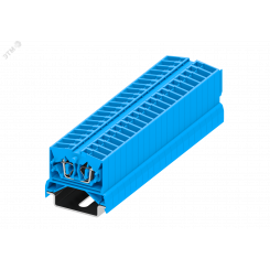 Клемма TB 1-1 на DIN-35, фронт.подключение, сечение 2,5 мм. кв., синий.