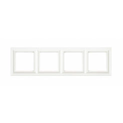Рамка 4-поста, Eco Profi  Standart, термопласт, слоновая кость