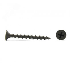 Саморез гипсокартон/дерево 3,5х16 черный (20000шт) Саморез гипсокартон/дерево 3,5х16 черный (20000шт)