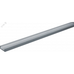 Профиль NPR-01 накладной анодированный 15х6мм 2м