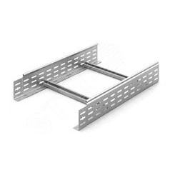 Лестничный лоток замковый 400х100х3000, толщ. 1,5 мм, Сендзимир цинк Лестничный лоток замковый 400х100х3000, толщ. 1,5 мм, Сендзимир цинк