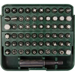 Набор бит ''GRAND-61'' с адаптером, , в пластиковом боксе, Cr-V, 61 предмет Набор бит ''GRAND-61'' с адаптером, , в пластиковом боксе, Cr-V, 61 предмет