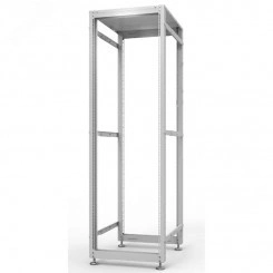 Стойка открытая двухрамная 19 37U с регулируемой глубиной 0.6-1м из 2 коробок,