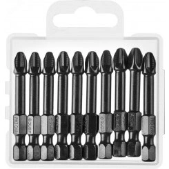 Биты ударные PH3, 50 мм, 10 шт Биты ударные PH3, 50 мм, 10 шт