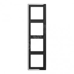 Рамка 4-я для горизонтальной/вертикальной установки Серия- LS990 Материал- металл Цвет- полированный хром Рамка 4-я для горизонтальной/вертикальной установки Серия- LS990 Материал- металл Цвет- полированный хром