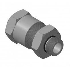 Ввод кабельный с резьбой М25х1,5 мм для прокладки кабеля в металлорукаве РЗ-ЦП-25 Ввод кабельный с резьбой М25х1,5 мм для прокладки кабеля в металлорукаве РЗ-ЦП-25