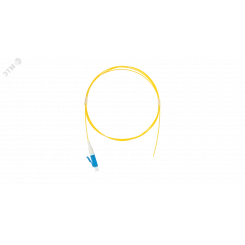 Шнур опт монтажный, SM 9/125 OS2, LC/UPC, LSZH, 0.9мм, желтый, 1м, уп-ка 2шт.