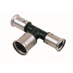 Тройник пресс 32х40х32 переходной, ПВДФ