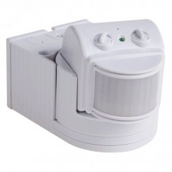 Датчик движения настенный ДДС04 180град 1200Вт 3-2000Лк 12м 10-420сек IP44 Датчик движения настенный ДДС04 180град 1200Вт 3-2000Лк 12м 10-420сек IP44