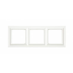 Рамка 3-поста, Eco Profi Standart, термопласт, слоновая кость Рамка 3-поста, Eco Profi Standart, термопласт, слоновая кость
