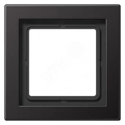 Рамка 1-я для горизонтальной/вертикальной установки Серия- LS-Design Материал- металл Цвет- алюминий дарк Рамка 1-я для горизонтальной/вертикальной установки Серия- LS-Design Материал- металл Цвет- алюминий дарк