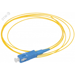 Пигтейл (шнур оптический коммутационный) монтажный (SM) 9/125 (OS2) SC/UPC LSZH 1.5метра
