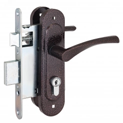 Замок врезной Птимаш ЗВ4-307 медь  с/руч