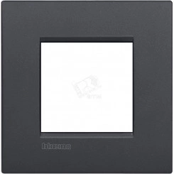 LL AIR Рамка 1 пост Антрацит