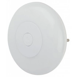 Ночник - светильник светодиодный NN-632-SW-W в розетку с выключателем белый