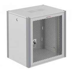 Шкаф телекоммуникационный настенный 19' 22U дверь перфорированная IP20. 600x450x1040mm(ШхГхВ) цвет серый(RAL 7035/RAL7000)