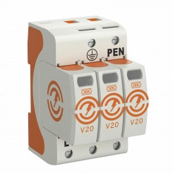 Устройства защиты от импульсных перенапряжений УЗИП для силовых сетей трехполюсный (Класс II) 320 В Устройства защиты от импульсных перенапряжений УЗИП для силовых сетей трехполюсный (Класс II) 320 В