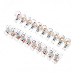 Зажим концевой винтовой изолир КЗВИ 10 кв мм (10х1) 10шт, REXANT Зажим концевой винтовой изолир КЗВИ 10 кв мм (10х1) 10шт, REXANT